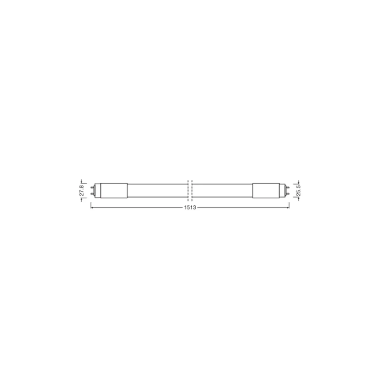 Ledvance LED Rör T8 Performance (UN) High Output 20W 3100lm - 840 Kallvit | 150cm - Ersättare 58W