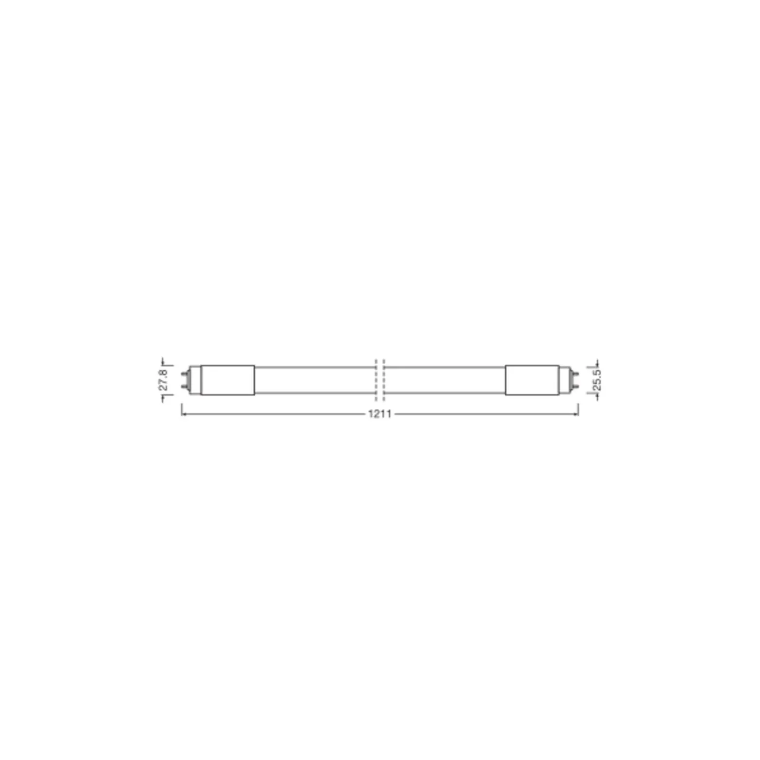 Ledvance LED Rör T8 Performance (UN) Ultra Output 15W 2400lm - 840 Kallvit | 120cm - Ersättare 36W