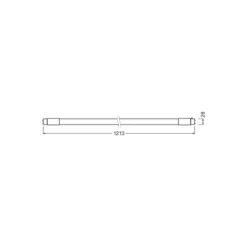 Ledvance LED Rör T8 Performance (EM/Mains) Ultra Output 16W 2400lm - 865 Dagsljus | 120cm - Dimbar - Ersättare 36W
