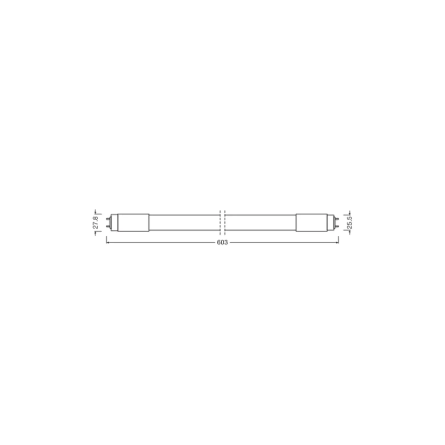 Ledvance LED Rör T8 Performance (HF) High Output 7.5W 1000lm - 830 Varm Vit | 60cm - Ersättare 18W