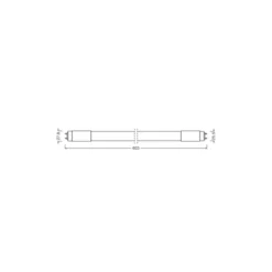 Ledvance LED Rör T8 Performance (HF) High Output 7.5W 1100lm - 840 Kallvit | 60cm - Ersättare 18W
