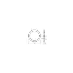 Ledvance LED Rör T9 Value Cirkulär (EM/Mains) 18.3W 2200lm - 865 Dagsljus | Ersättare 32W