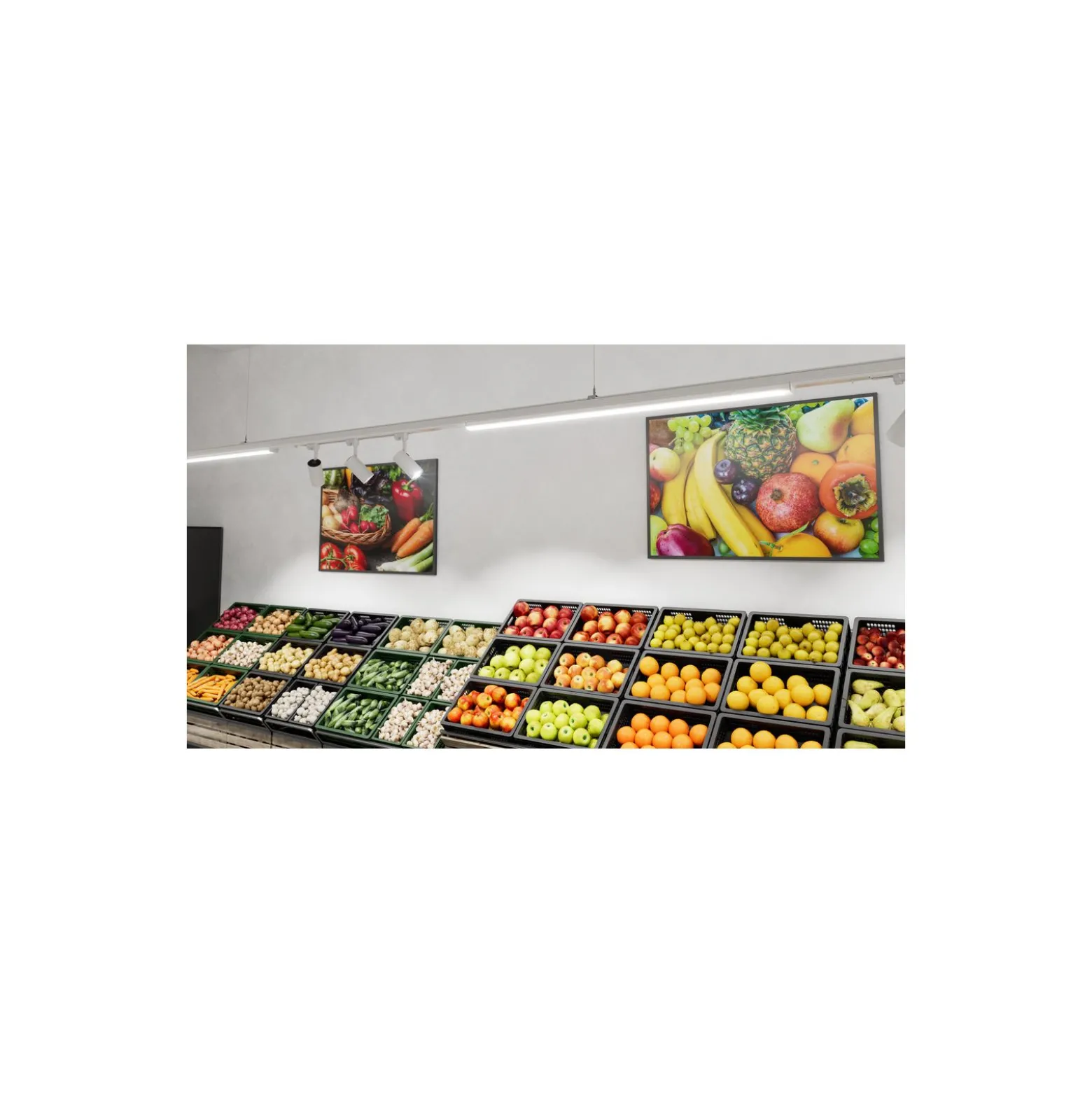 Ledvance LED Skensystem Trusys Flex Klar Stål Vit 35W 6000lm 30D - 840 Kallvit