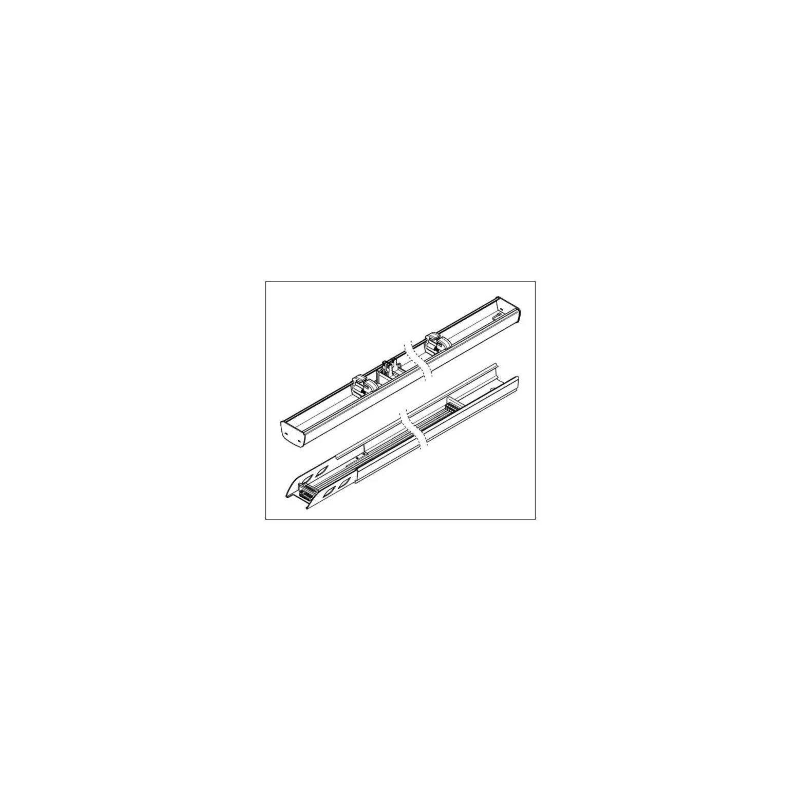 Ledvance LED Skensystem Trusys Flex Wallwasher Vit 50W 8600lm - 840 Kallvit | Ersättare 2x58W