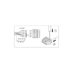 Ledvance LED Skensystem Trusys Flex Wallwasher Vit 50W 8600lm - 840 Kallvit | Ersättare 2x58W