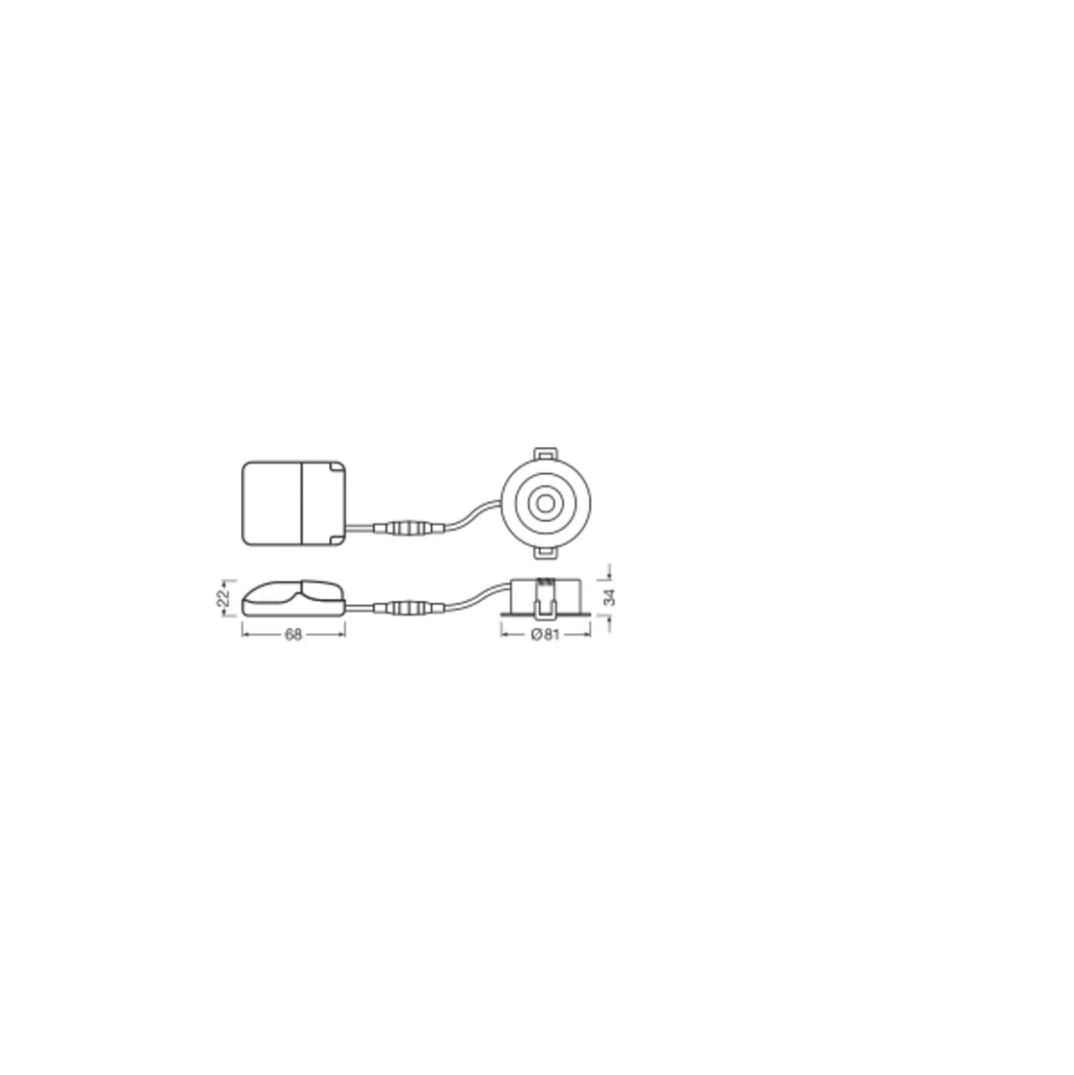 Ledvance LED Spot Air Adjust Aluminium Vit 4W 320lm 36D - 930 Varm Vit | Utskärning 68mm - IP23 - Bästa färgåtergivning - Dimbar