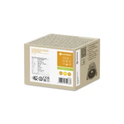 Ledvance LED Spot Fire Rated Aluminium Svart 8W 680lm 36D - 930 Varm Vit | Utskärning 68mm - IP65 - Bästa färgåtergivning - Dimbar