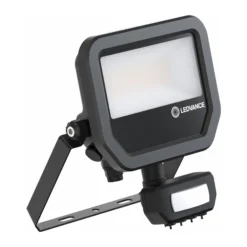 Ledvance LED Strålkastare Aluminium Svart 17W 2200lm 100D - 830 Varm Vit | IP65 - Rörelse- Och Ljussensor - Symmetrisk