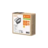 Ledvance LED Strålkastare Aluminium Svart 8W 1100lm 100D - 830 Varm Vit | IP66 - Symmetrisk
