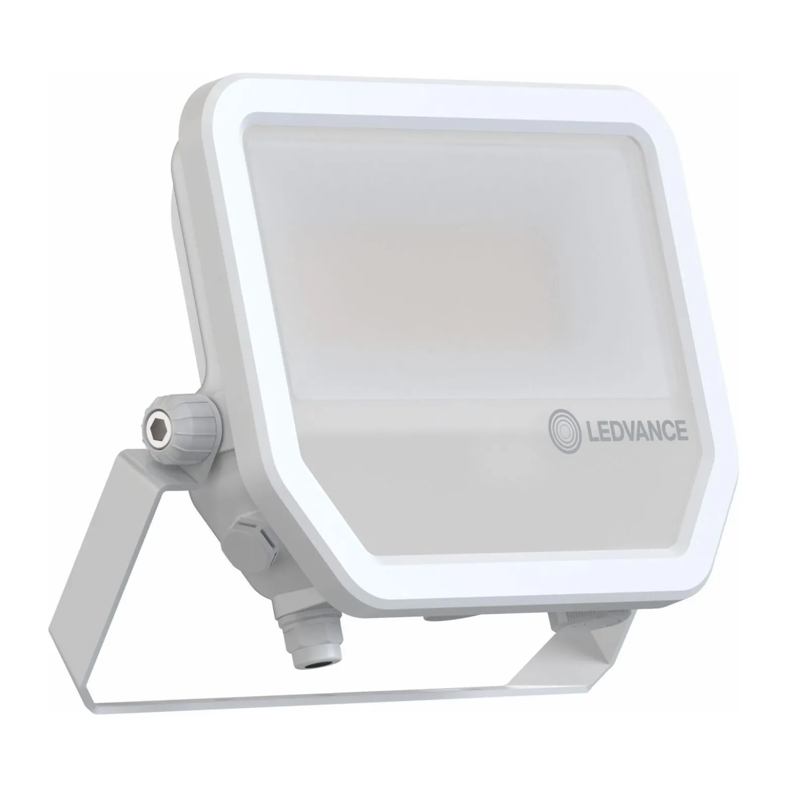 Ledvance LED Strålkastare Aluminium Vit 41W 6000lm 100D - 840 Kallvit | IP66 - Symmetrisk