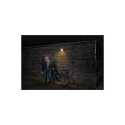 Ledvance LED Strålkastare Endura Spot Svart 8W 750lm 50D - 840 Kallvit | IP55 - Rörelse- och ljussensor - Symmetrisk