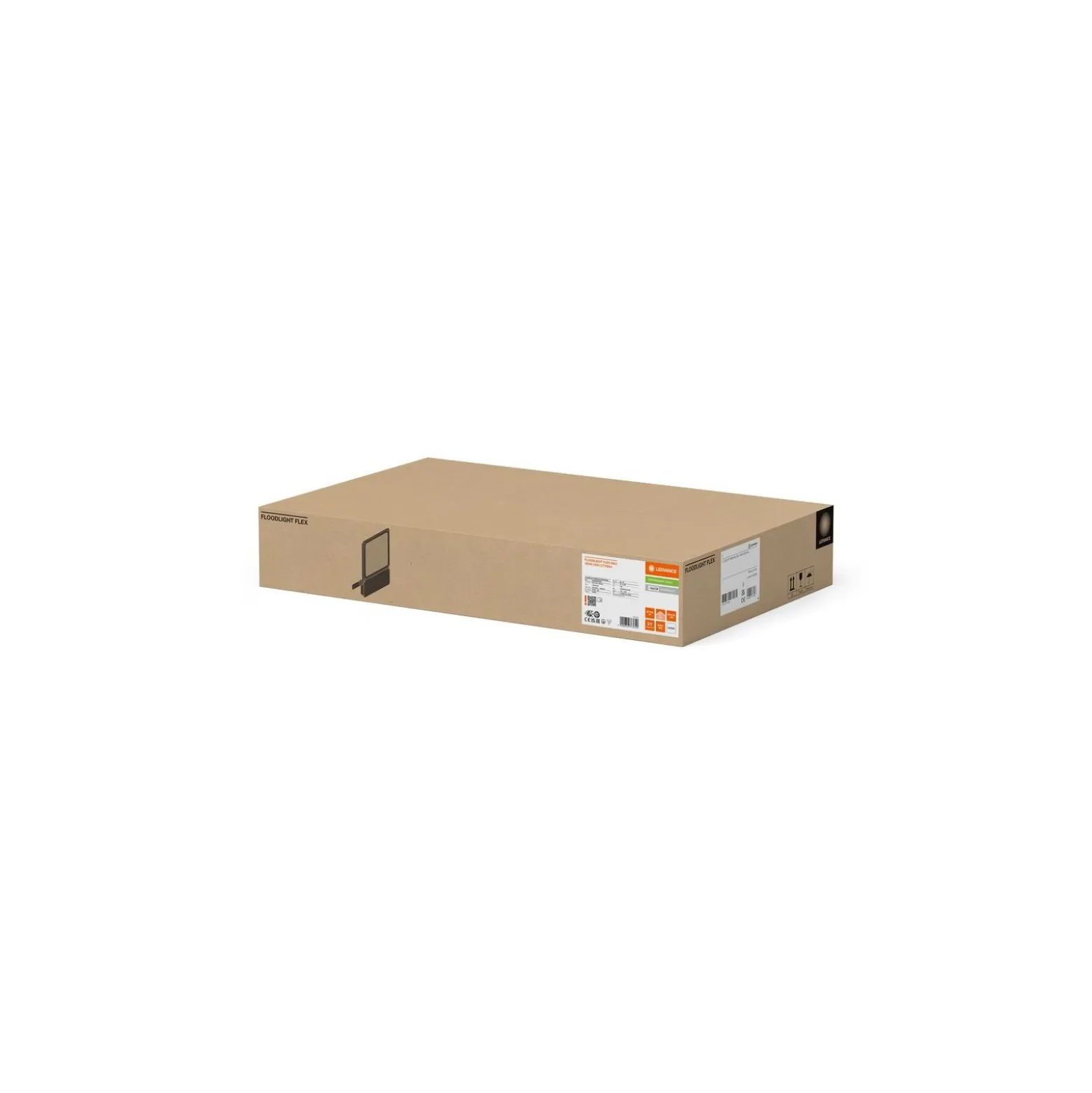 Ledvance LED Strålkastare Flex Vit 180W 27700lm 55x120D - 840 Kallvit | IP66 - Dali Dimbar - Asymmetrisk