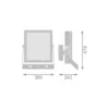 Ledvance LED Strålkastare High Mast Aluminium Svart 470W 66000lm 30D - 730 Varm Vit | IP66 - Symmetrisk - Exkl. Drivdon