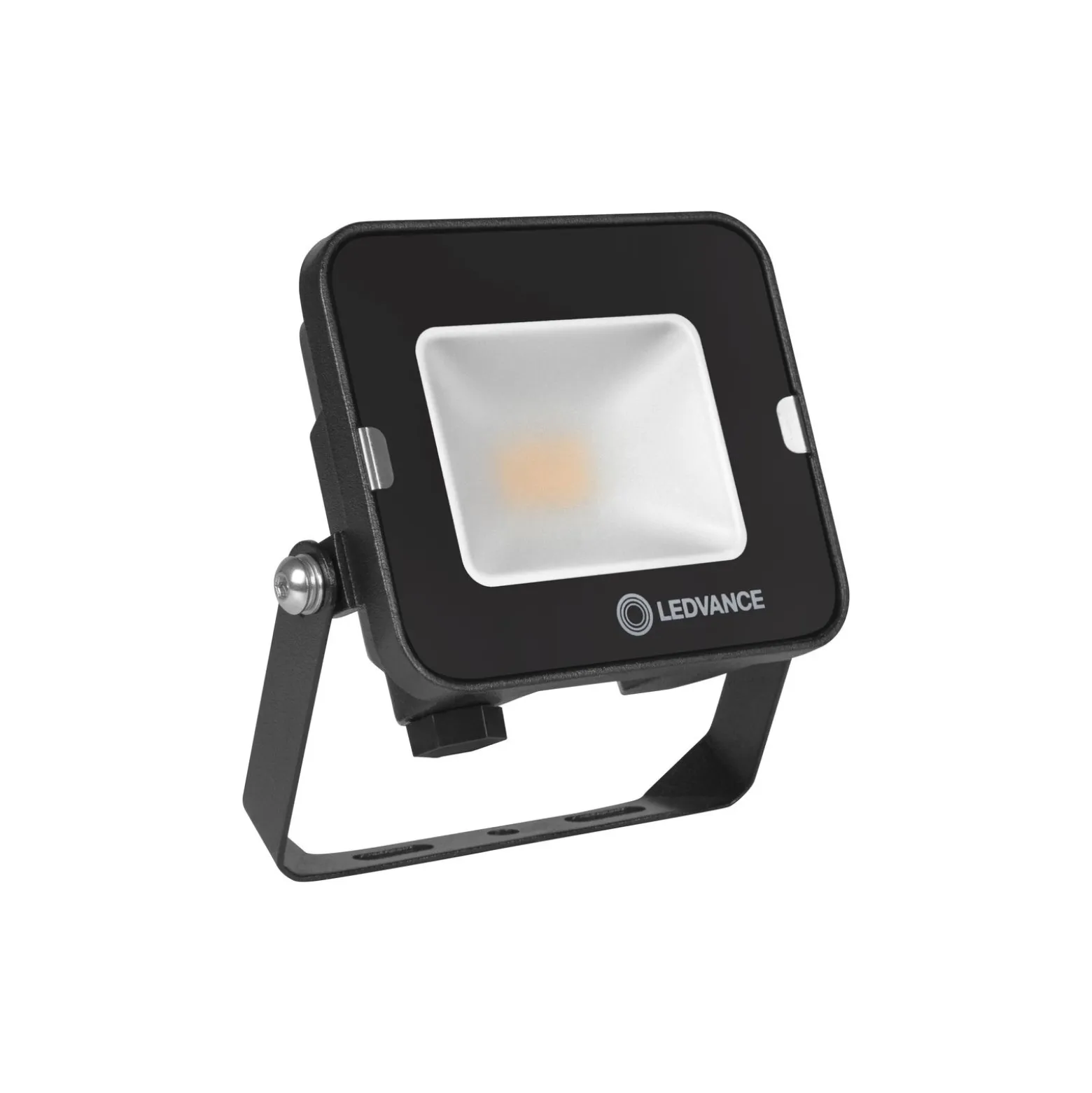 Ledvance LED Strålkastare Kompakt Svart 10W 1000lm 100D - 840 Kallvit | IP65 - Symmetrisk