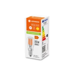 Ledvance Special LED E14 Rör one-handed Filament Klar 2.8W 250lm - 827 Extra Varm Vit | Ersättare 25W