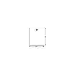 Ledvance Surface Spot Fyrkant Vit| 80mmx80mm - Passande För GU10