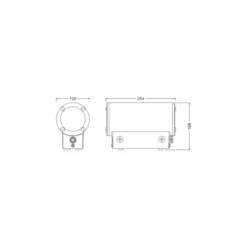 Ledvance Vägglampa Urban Vario Aluminium Grå Up & Down 29W 2600lm - 822-827 CCT | IP65