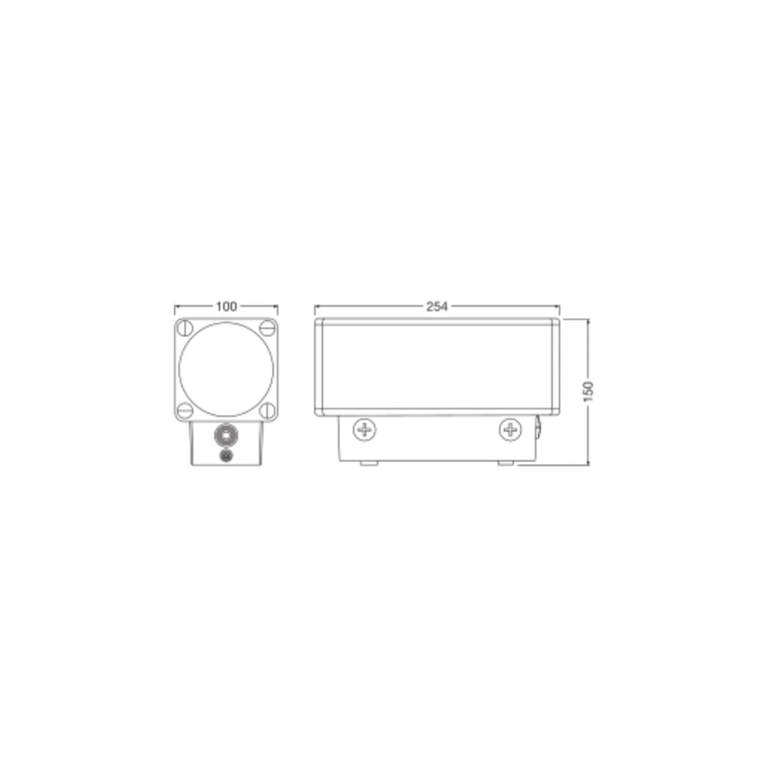 Ledvance Vägglampa Urban Vario Aluminium Grå Up & Down 29W 2600lm - 822-827 CCT | IP65