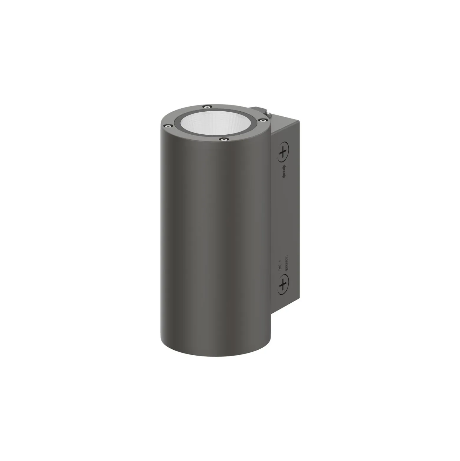 Ledvance Vägglampa Urban Vario Aluminium Grå Up & Down 27W 2700lm - 830-840 CCT | IP65 - Dali Dimbar