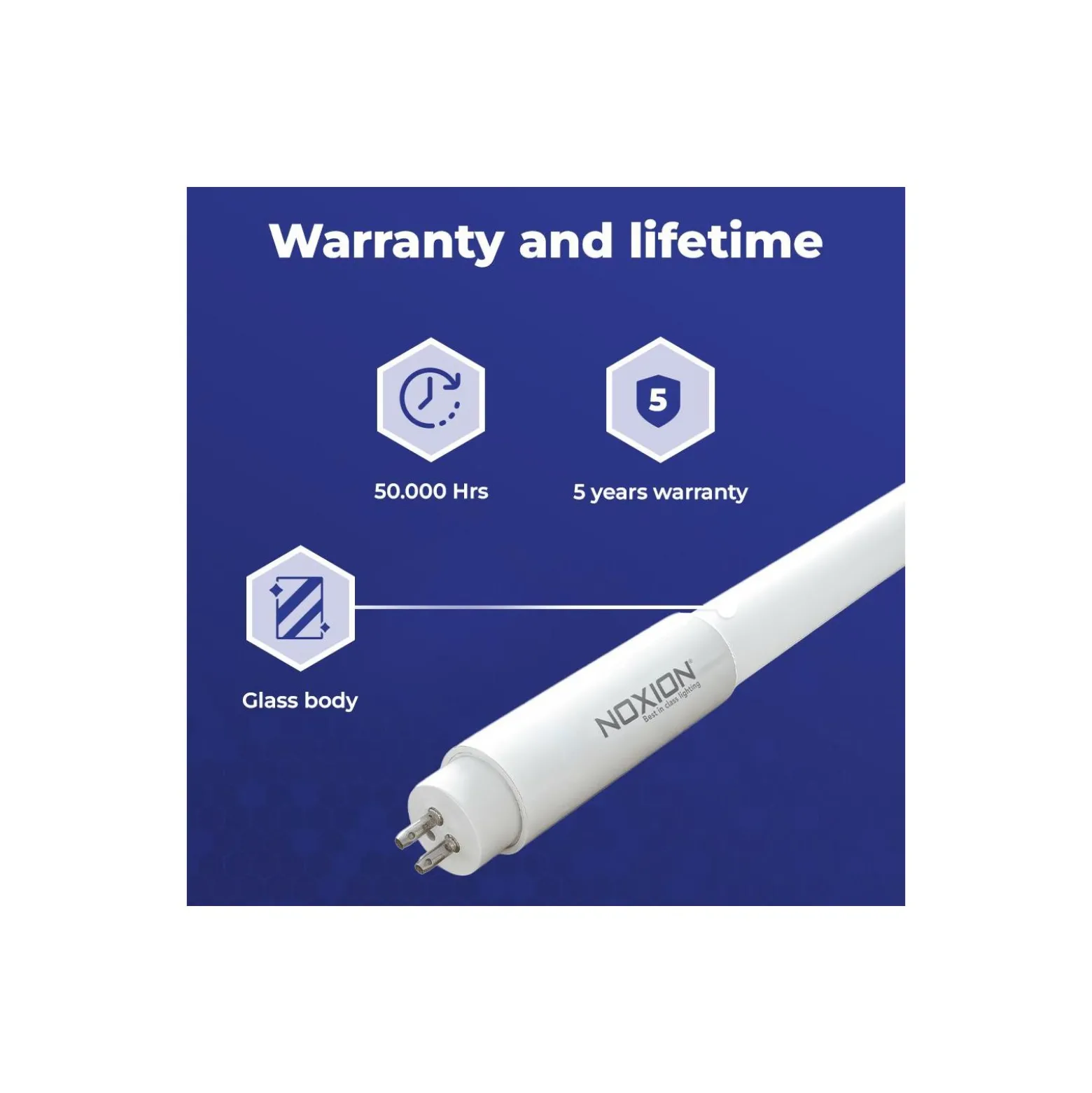 Noxion Avant LEDtube T5 Avant Extreme (Mains AC) High Output 18W 2800lm - 840 Kallvit | 85cm - Ersättare 39W