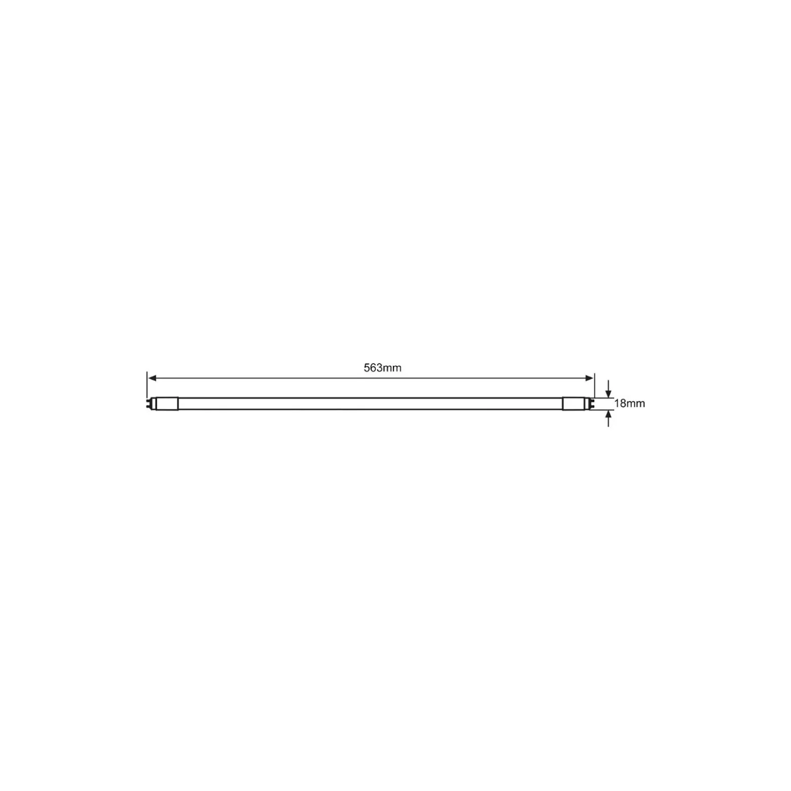 Noxion Avant LEDtube T5 Avant Extreme Electronic (HF) High Efficiency 7.5W 1100lm - 840 Kallvit | 55cm - Ersättare 14W