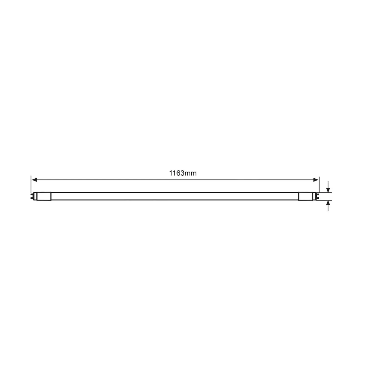Noxion Avant LEDtube T5 Avant Extreme (Mains AC) High Efficiency 16W 2300lm - 830 Varm Vit | 115cm - Ersättare 28W
