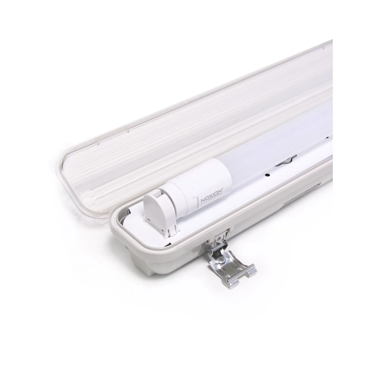 Noxion LED Allmänbruksarmatur Vattentät ArmaturPoseidon V2.0incl. 1x Noxion LED Rör T8 Standard Output 7.5W 900lm - 865 Dagsljus | 60cm