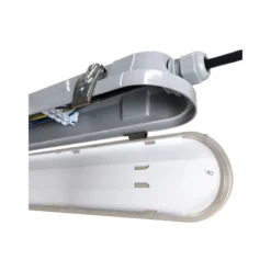 Noxion LED Allmänbruksarmatur Vattentät Poseidon V3.0 43W 5590/6020lm - 830-865 CCT | 150cm - Kabelgenomföring (5x2.5mm2) - Rörelse- Och Ljussensor