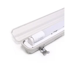Noxion LED Allmänbruksarmatur Vattentät ArmaturPoseidon V2.0incl. 1x Noxion LED Rör T8 Standard Output 15W 1800lm - 830 Varm Vit | 120cm