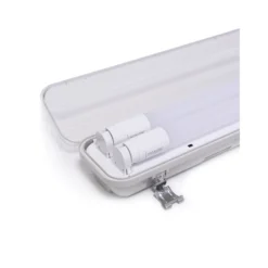 Noxion LED Allmänbruksarmatur Vattentät ArmaturPoseidon V2.0incl. 2x Noxion LED Rör T8 Standard Output 15W 2x1800lm - 830 Varm Vit | 120cm