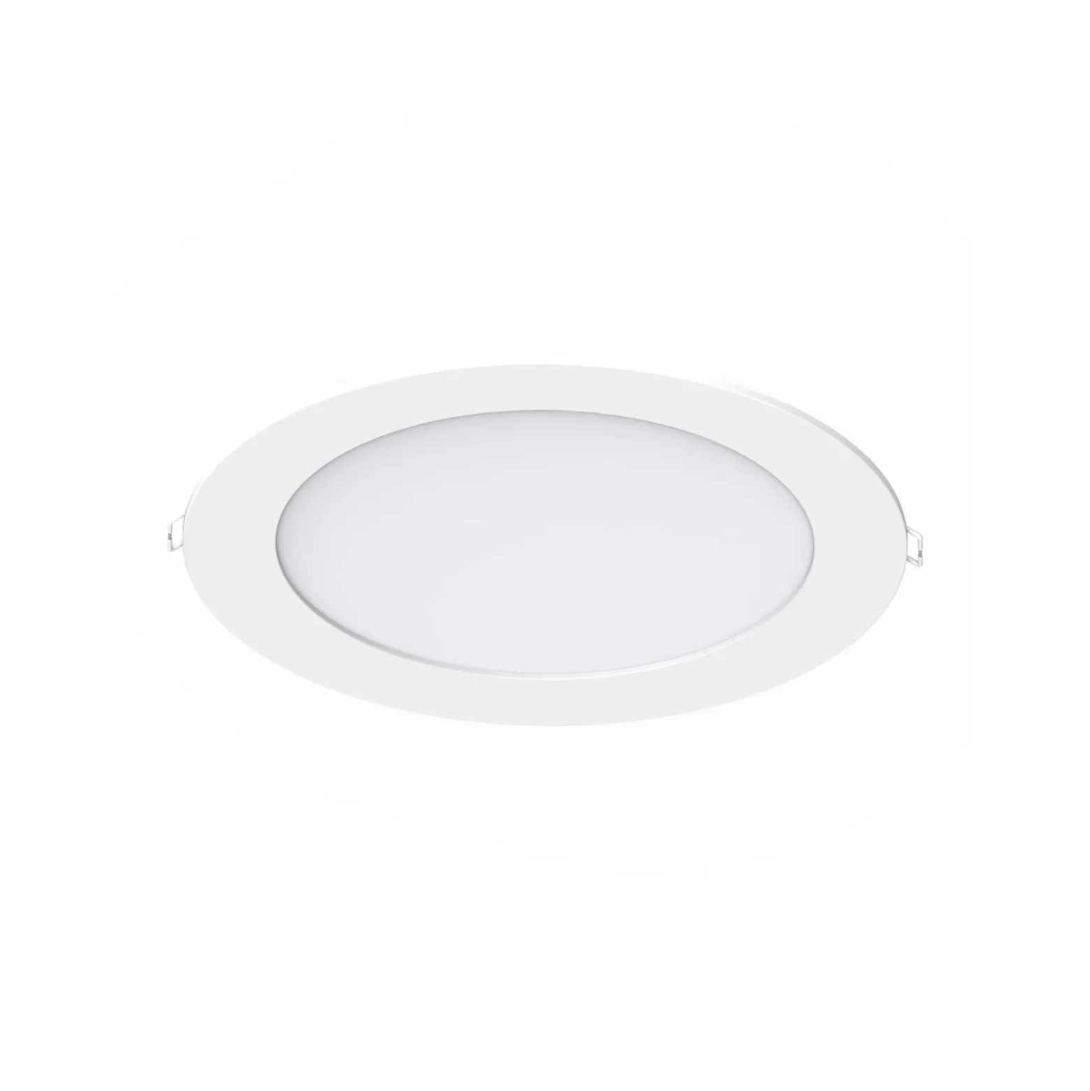 Noxion LED Downlight Slim V2.0 20W 2000lm 120D - 840 Kallvit | 225mm - Utskärning 200mm - IP44 - 3 Timmar Nödbelysning