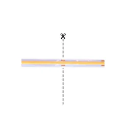Noxion Led-Ljusslingor Naga 5 Meter IP20 COB/320 24V 8W/m 927 /8mm/50mm + DC Sladd