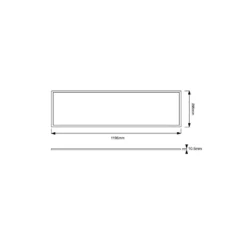 Noxion LED Panel Delta Pro Pronox V3.0 30W 3960lm - 830 Varm Vit | 120x30cm - UGR <19 - Dali Dimbar