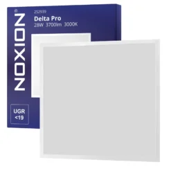 Noxion LED Panel Delta Pro V5 28W 3700lm - 830 Varm Vit | 60x60cm - UGR <19 - Sidelit - Philips Drivdon