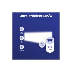 Noxion LED Panel Delta Pro V3 30W 3960lm - 830 Varm Vit | 120x30cm - UGR <19 - Philips Xitanium Drivdon