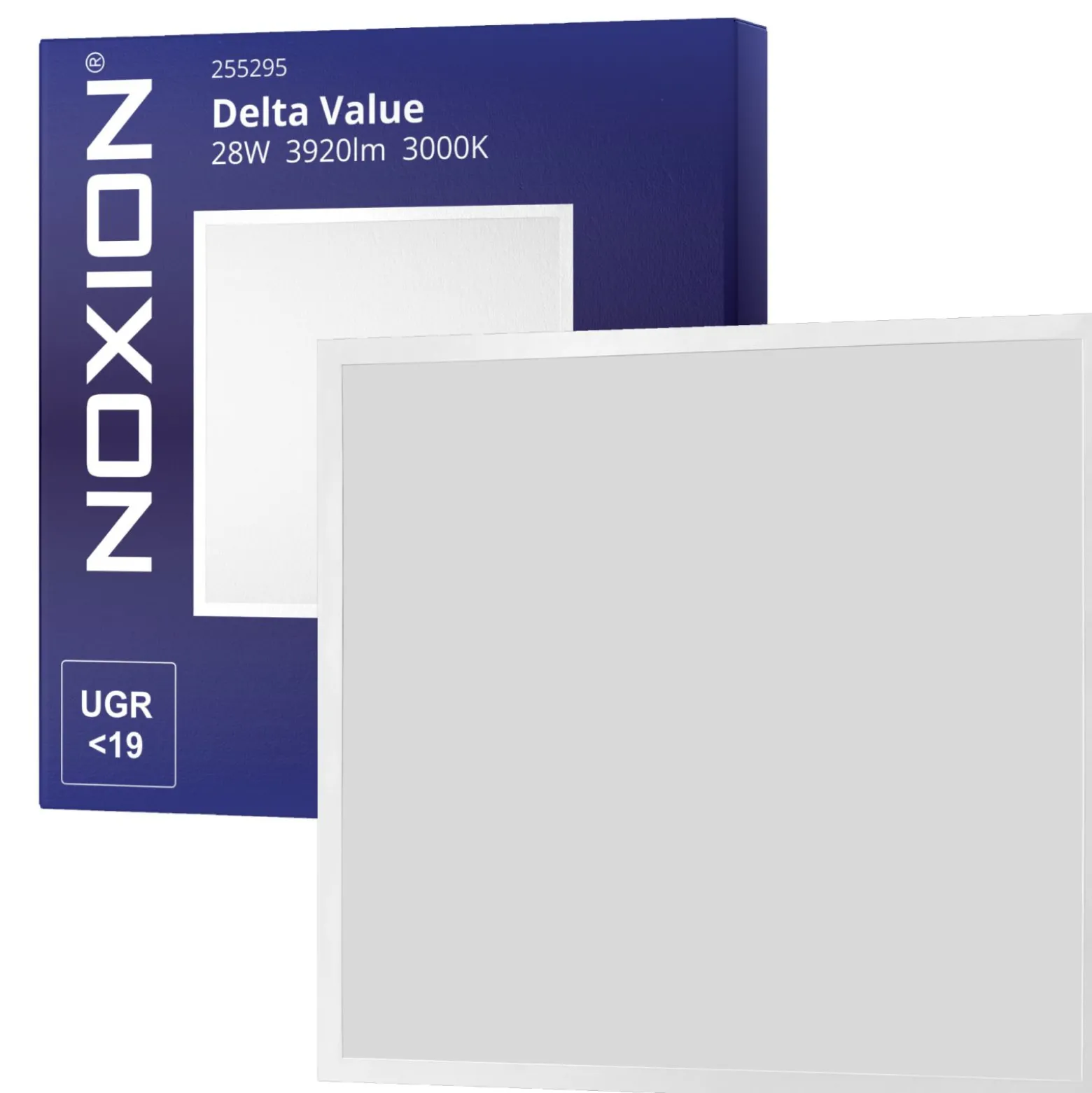 Noxion LED Panel Delta Value V5 28W 3920lm - 830-840 CCT | 60x60cm - UGR<19 - Backlit - DALI Dimbar