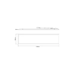 Noxion LED Panel Delta Value V5 28W 3920lm - 830-840 CCT | 120x30cm - UGR<19 - Backlit