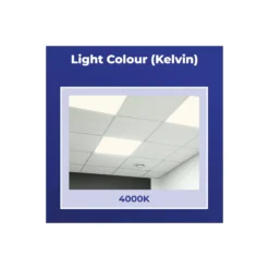 Noxion LED Panel Ecowhite V4.0 28W 3400lm - 840 Kallvit | 60x60cm - Philips driver