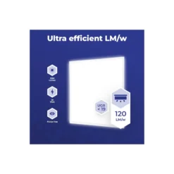 Noxion LED Panel Ecowhite V4.0 28W 3360lm - 830-840-865 CCT | 60x60cm - UGR <19 - Philips driver