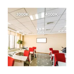 Noxion LED Panel Louvre Excell G2 15x150cm 4000K 38W UGR<15 Gloss Reflektor | Kallvit - Ersättare 1x49W