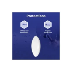 Noxion LED Plafond Corido V2 Vit 12/16/20W 2000lm 830-840-865 CCT | IP44 - Nöd 3h