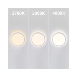 Noxion LED Plafond Pro Vit 20W 2000lm - 827-830-840 CCT | 300mm - IP66 - Rörelse- och ljussensor - Ersättare 2x36W