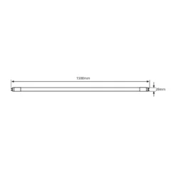 Noxion LED Rör T8 Avant (EM/Mains) Standard Output 19W 2300lm - 840 Kallvit | 150cm - Ersättare 58W