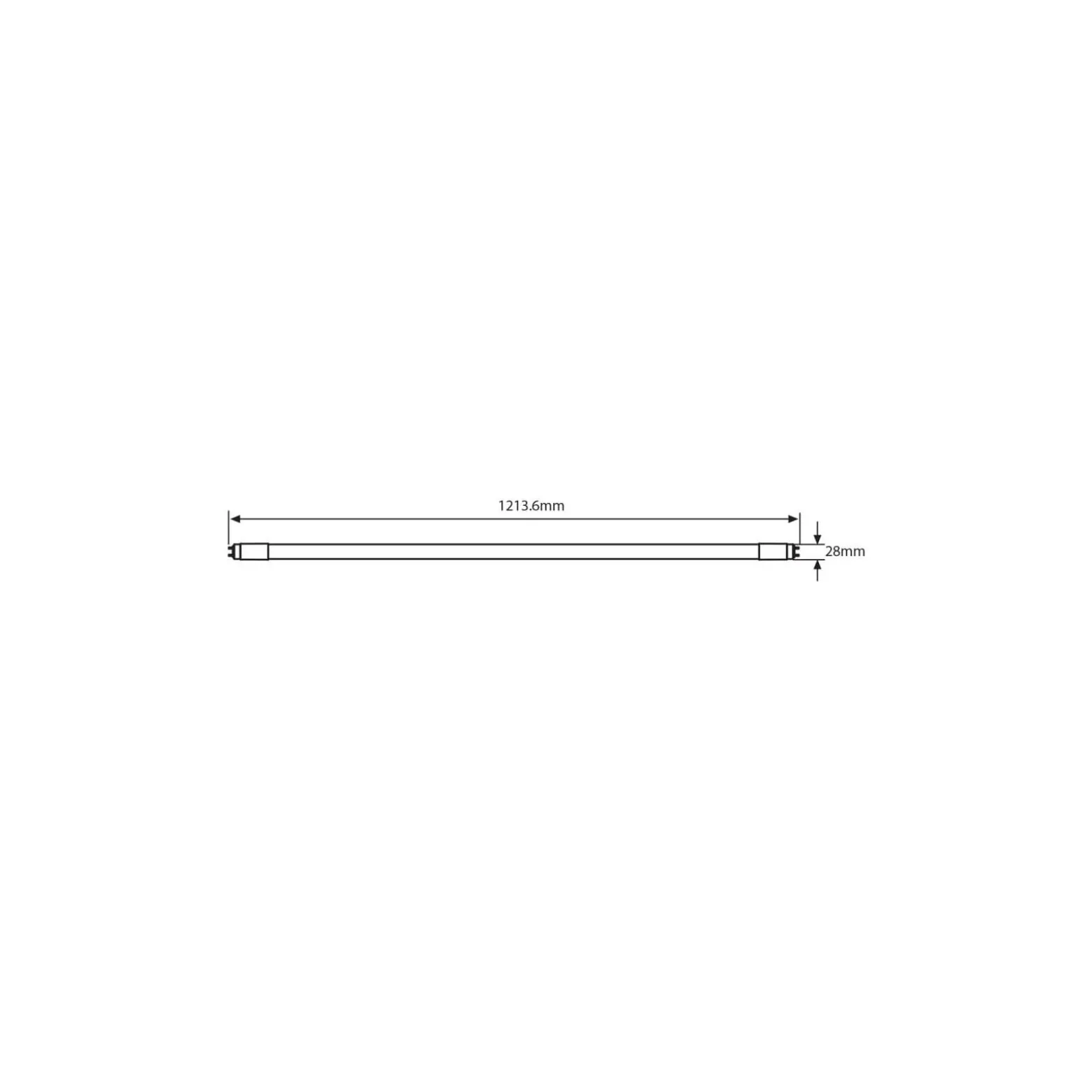 Noxion LED Rör T8 Avant (EM/Mains) Standard Output 15W 1800lm - 840 Kallvit | 120cm - Ersättare 36W
