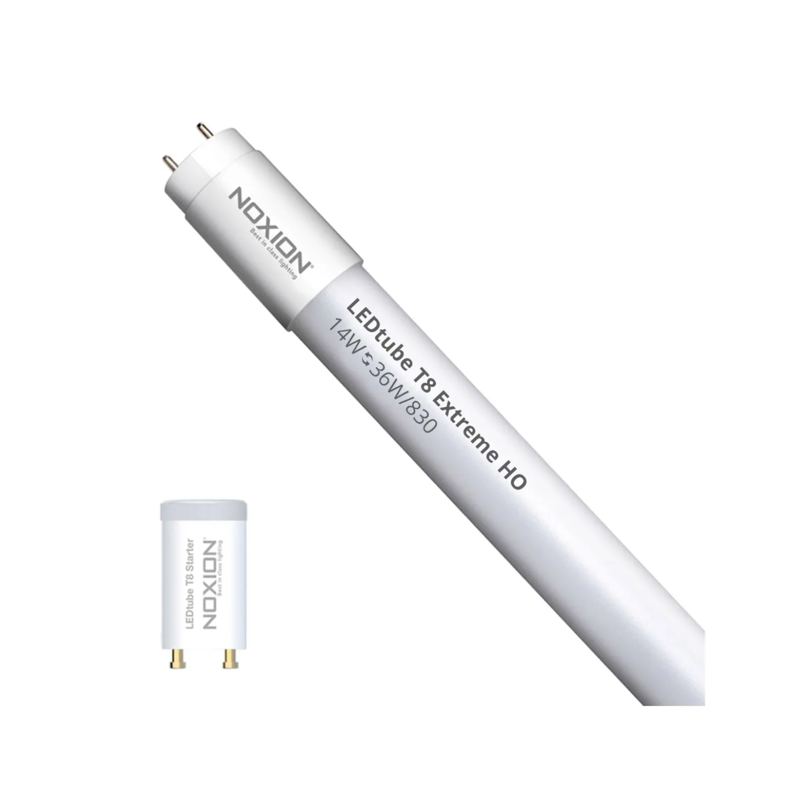 Noxion LED Rör T8 Avant Extreme (EM/Mains) High Output 13W 2100lm - 830 Varm Vit | 120cm - Ersättare 36W