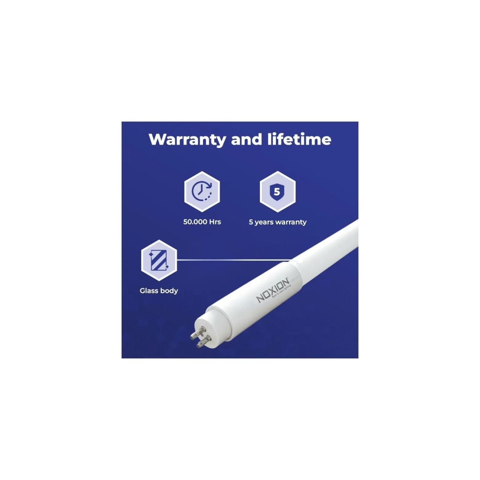 Noxion LED Rör T5 Avant Extreme (Mains AC) High Output 26W 3900lm - 865 Dagsljus | 145cm - Ersättare 49W