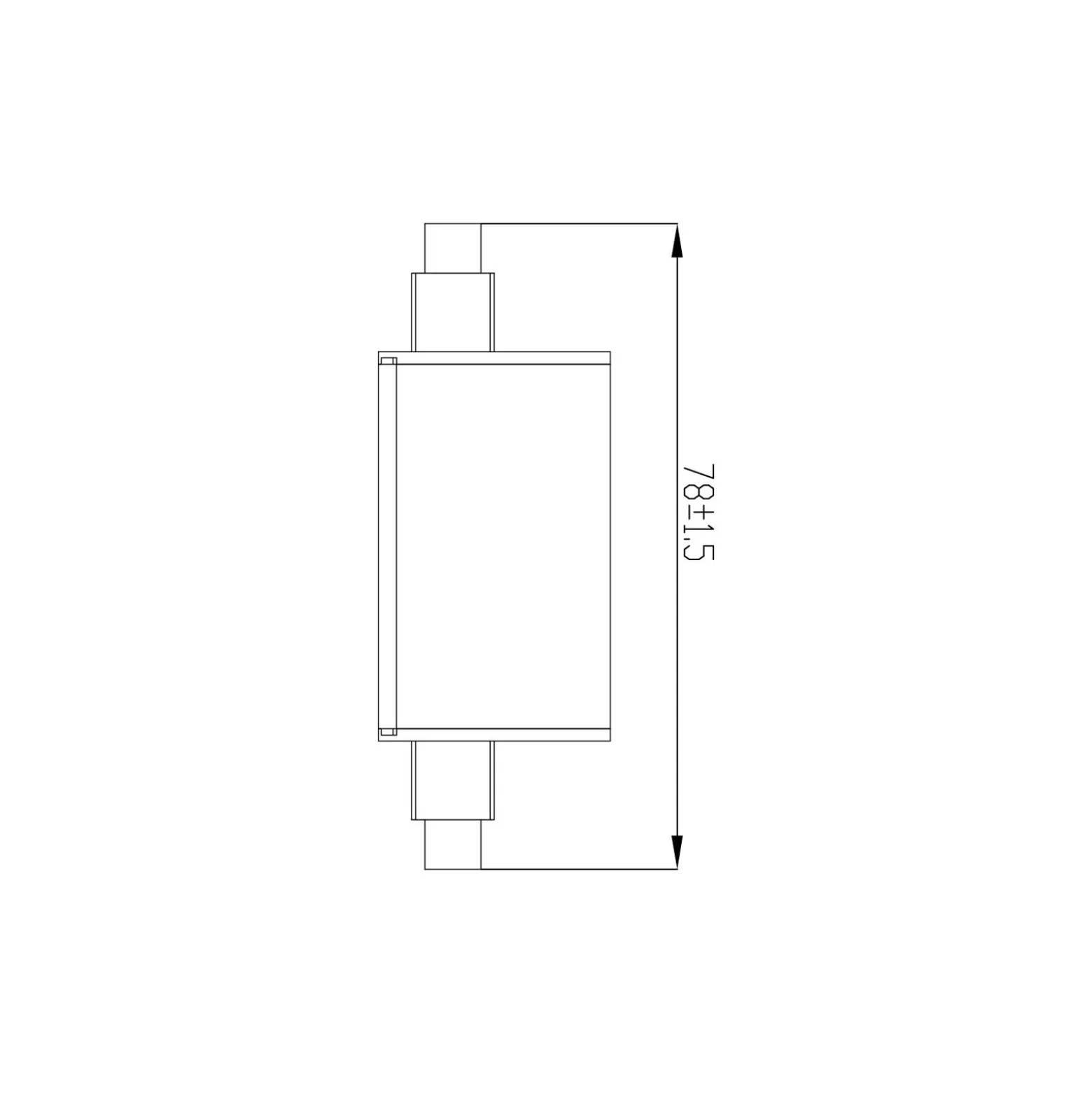 Noxion LED R7s 78mm Klar 7W 806lm - 827 | Ersättare 60W