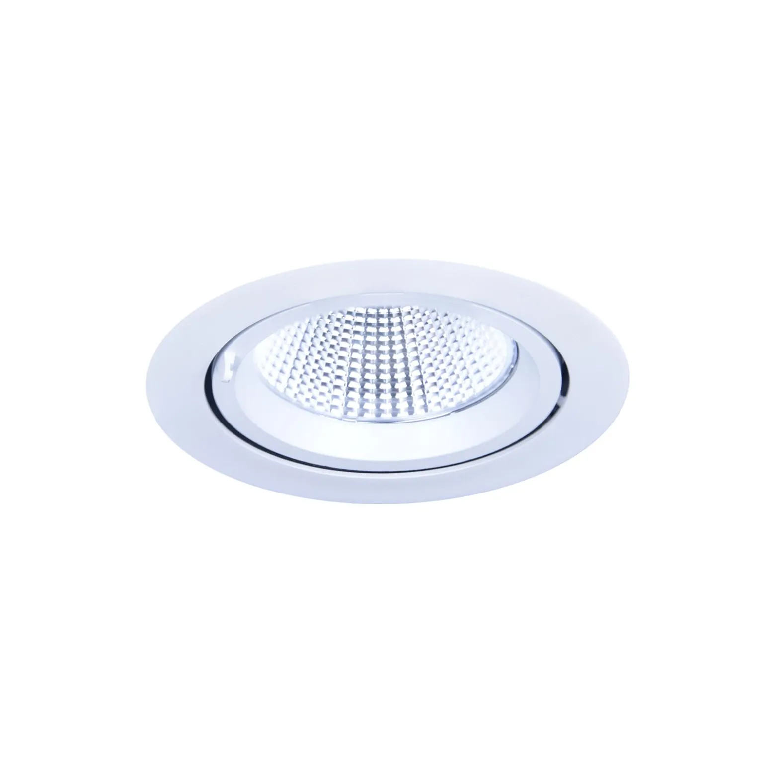 Noxion LED Spot Forza V2 Aluminium Vit 36W 4100lm 36D - 930-940-957 CCT | 160mm - Utskärning 145mm - Bästa Färgåtergivning