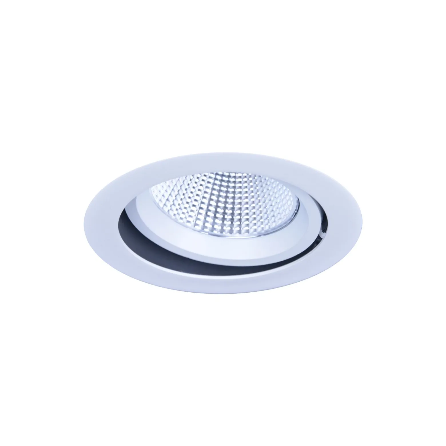 Noxion LED Spot Forza V2 Aluminium Vit 36W 4100lm 36D - 930-940-957 CCT | 160mm - Utskärning 145mm - Bästa Färgåtergivning