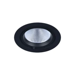 Noxion LED Spot Forza V2 Aluminium Svart 36W 4100lm 36D - 930-940-957 CCT | 160mm - Utskärning 145mm - Bästa Färgåtergivning